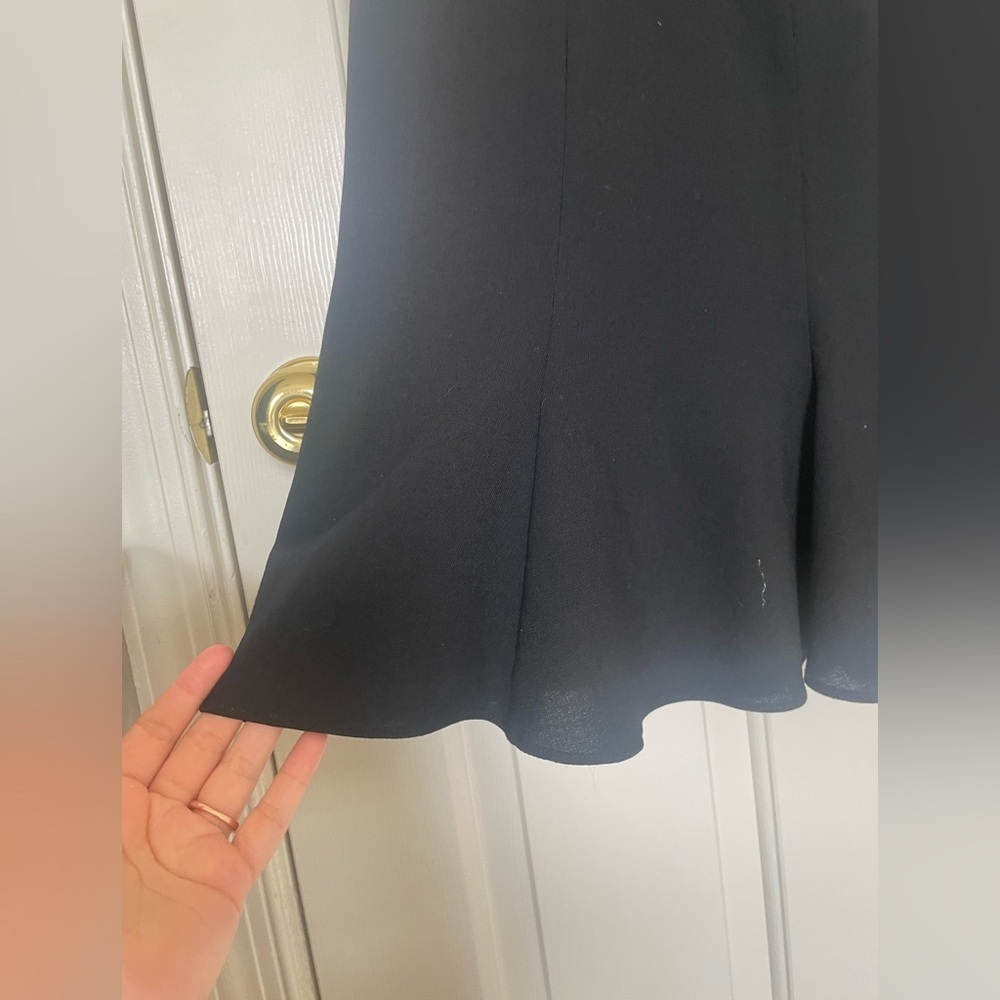 Vintage Armani Collection black sleeveless fit and flare dress 10 - Picture 10 of 12